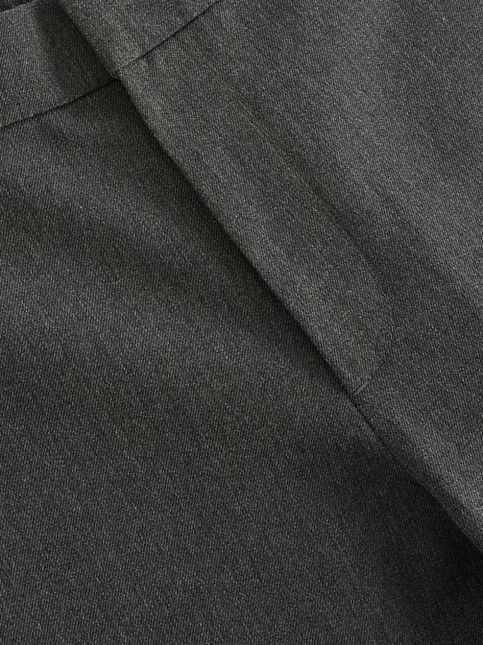 Grijs - Joggingbroek met elastische tailleband en effen voorkant