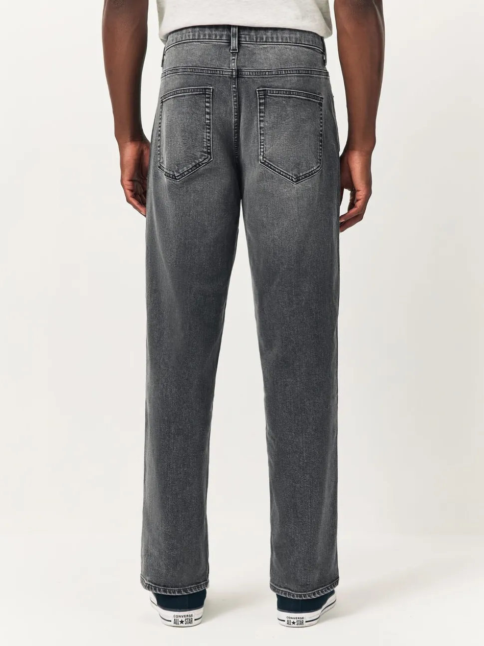 Grijs - Klassieke stretchy Jeans met relaxed fit