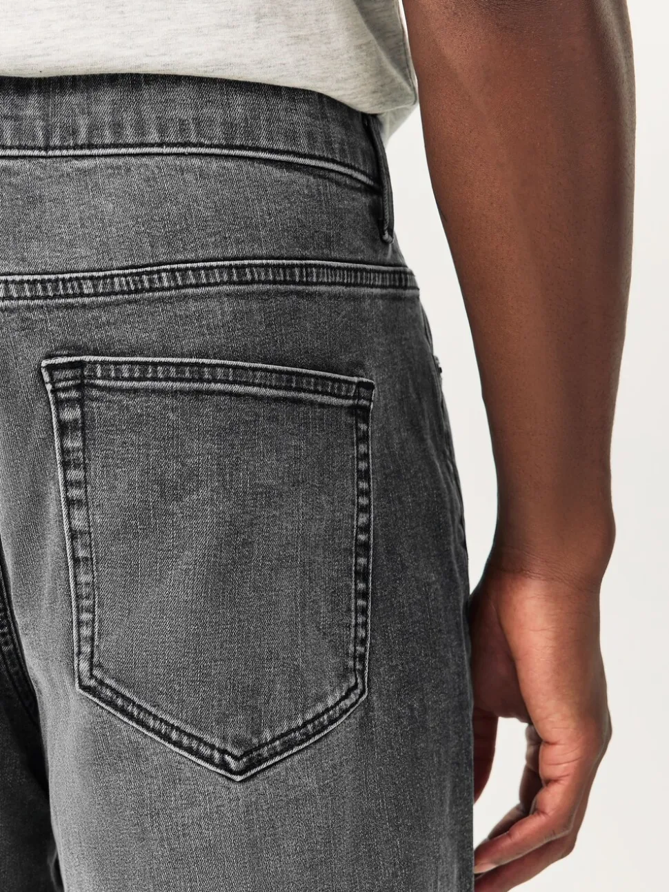 Grijs - Klassieke stretchy Jeans met relaxed fit
