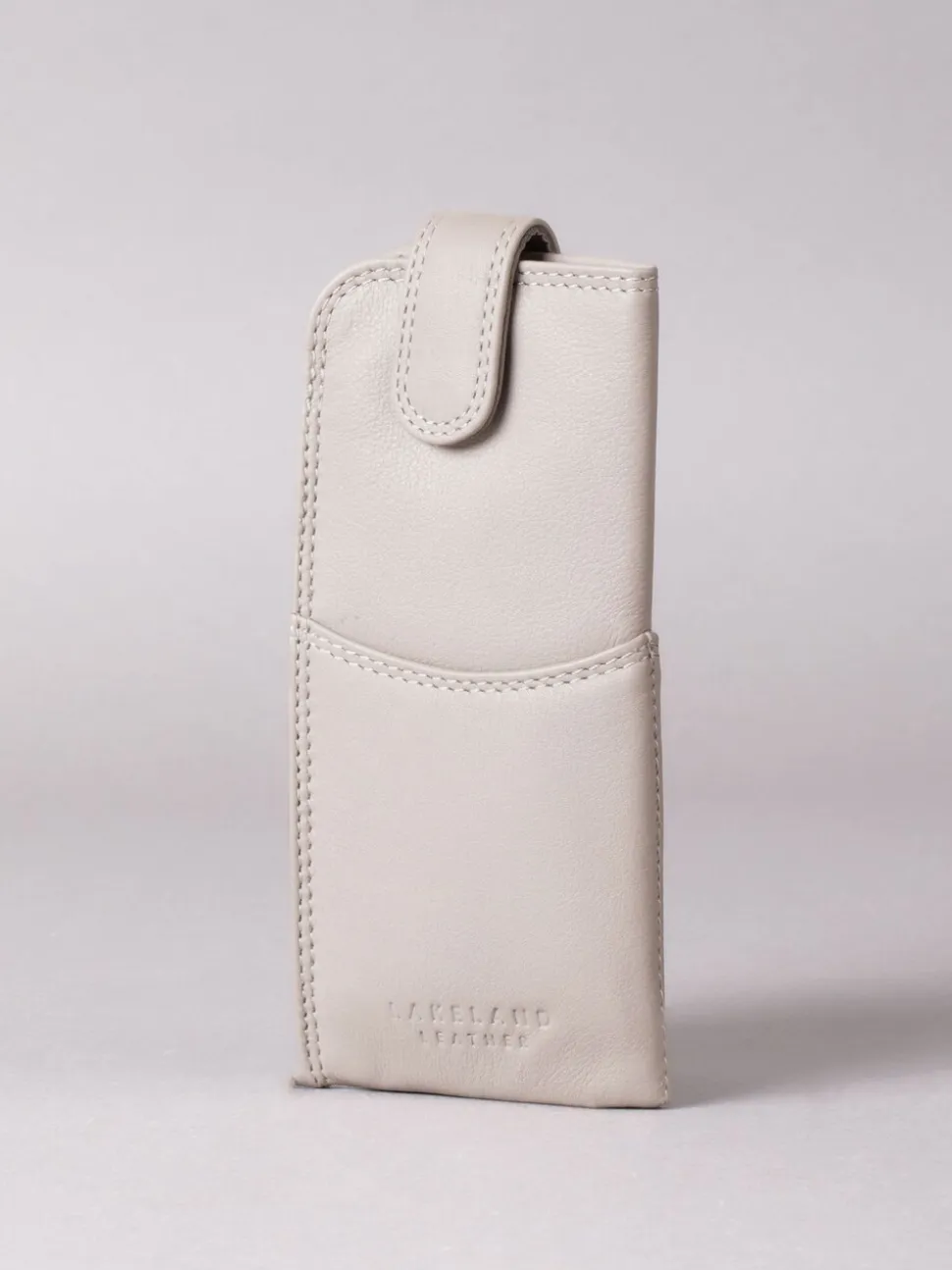 Grijs - Lakeland Leather Glasses Case