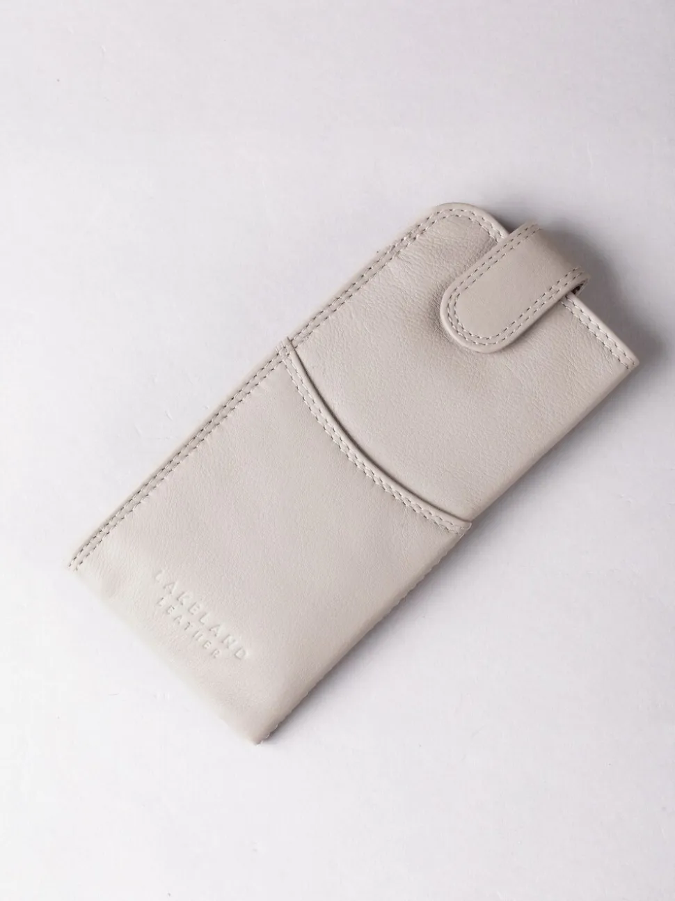 Grijs - Lakeland Leather Glasses Case