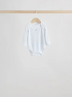 Grijs - Long Sleeved Baby Bodysuits 5 Pack