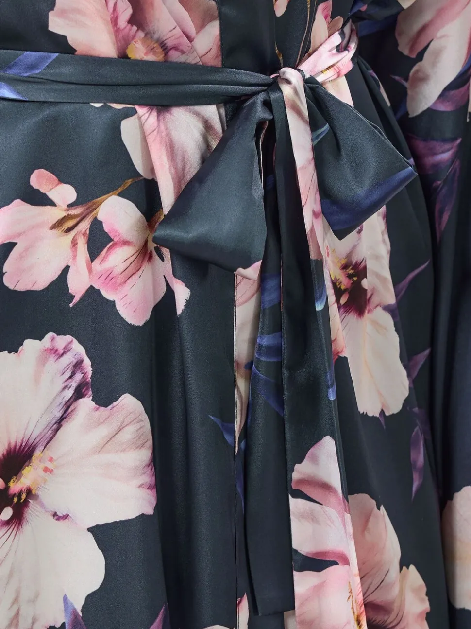 Grijs - Long Tall Sally Satin Maxi Robe