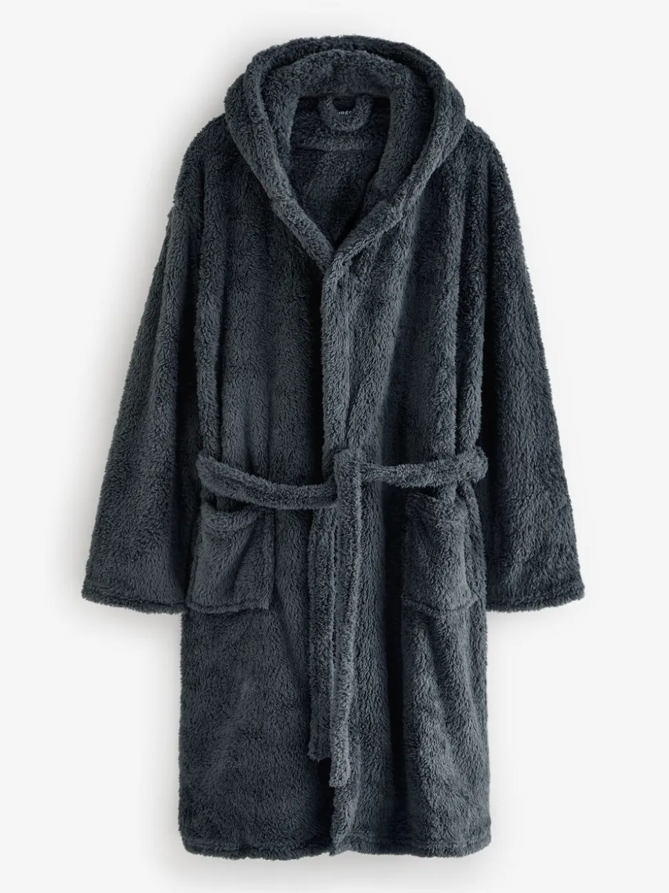 Grijs - Loungeable Sherpa kamerjas met capuchon