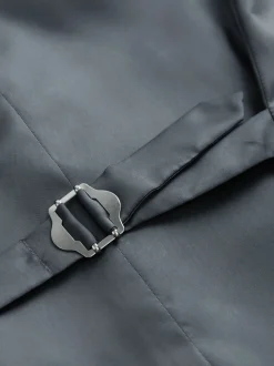 Grijs - Merino Wool Blend Suit Waistcoat