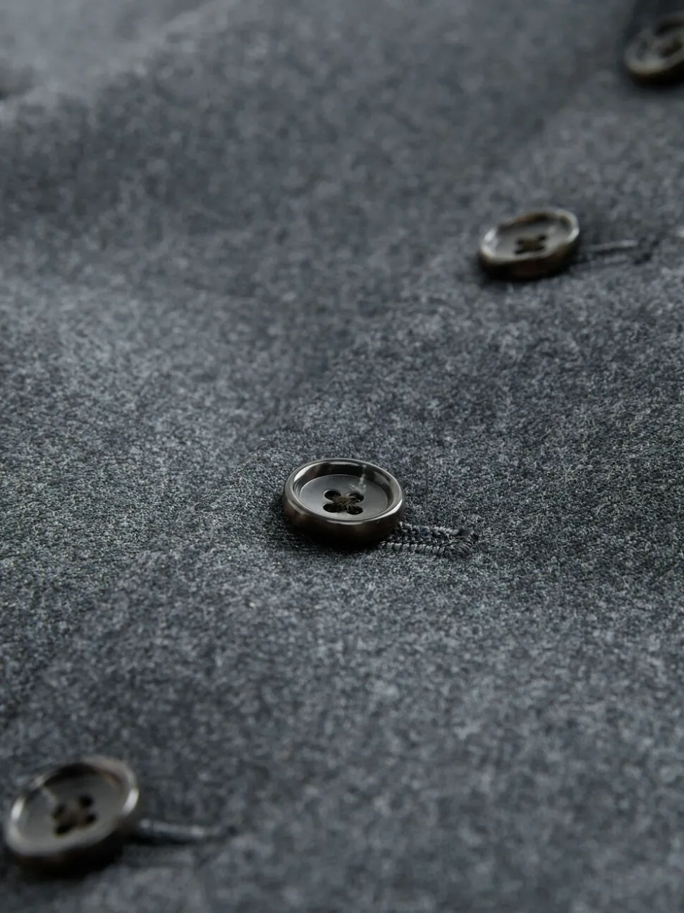 Grijs - Merino Wool Blend Suit Waistcoat