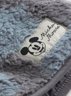Grijs - Mickey Mouse fleece Jack met ritssluiting en Met capuchon (3mnd -8jr)