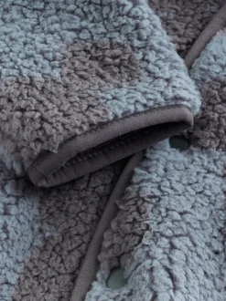 Grijs - Mickey Mouse fleece Jack met ritssluiting en Met capuchon (3mnd -8jr)