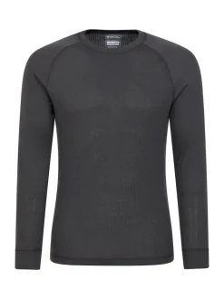 Grijs - Mountain Warehouse - Talus - Thermische herentop met ronde hals