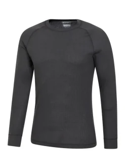Grijs - Mountain Warehouse - Talus - Thermische herentop met ronde hals
