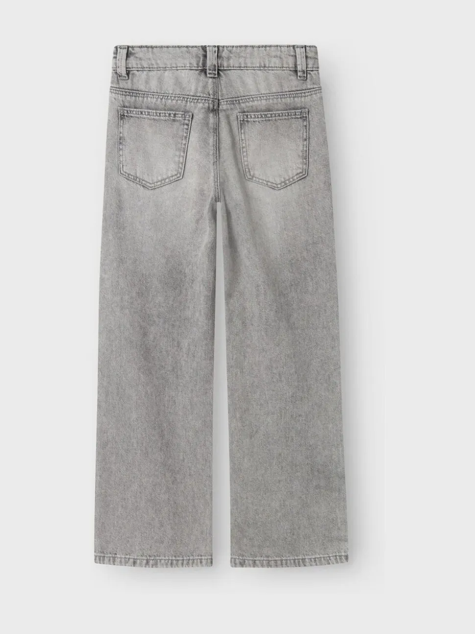 Grijs - Name It jeans met wijde pijpen
