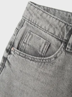 Grijs - Name It jeans met wijde pijpen