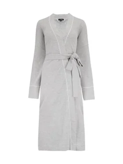 Grijs - Pour Moi Waffle Loungewear Dressing Gown