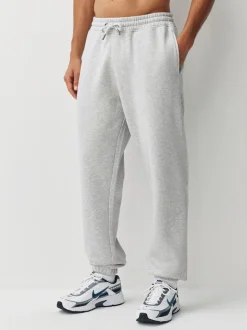 Grijs - Relaxed fit - Slim Fit Brushback Heavyweight Joggers