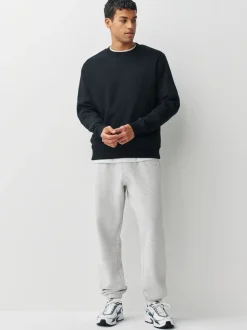 Grijs - Relaxed fit - Slim Fit Brushback Heavyweight Joggers