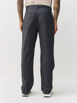 Grijs - Relaxed fit - Stretchy chino
