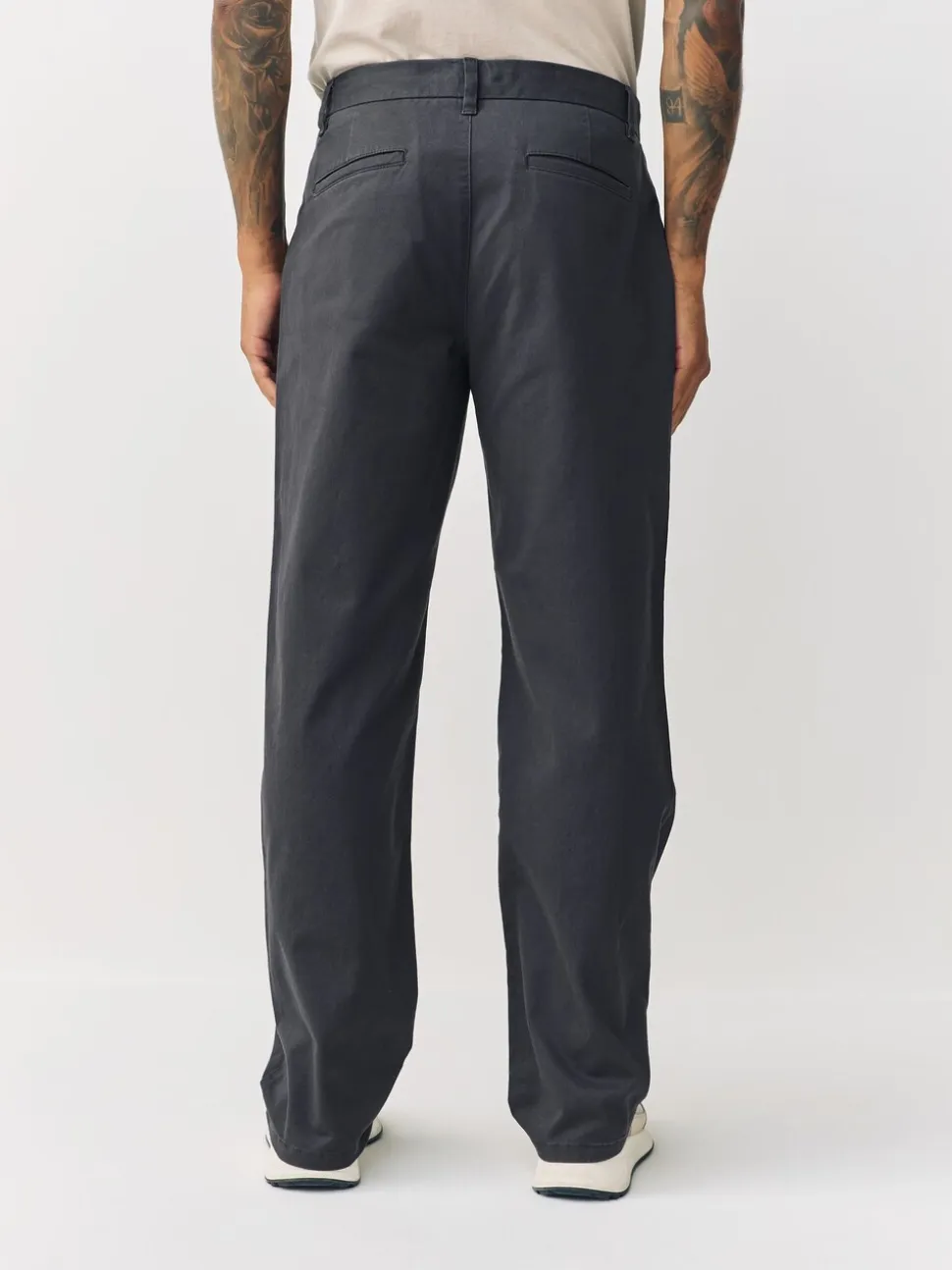 Grijs - Relaxed fit - Stretchy chino