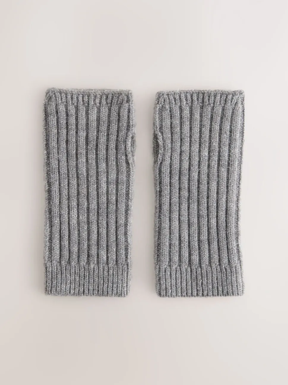 Grijs - Ribbed Handwarmer Gloves 1 Pack
