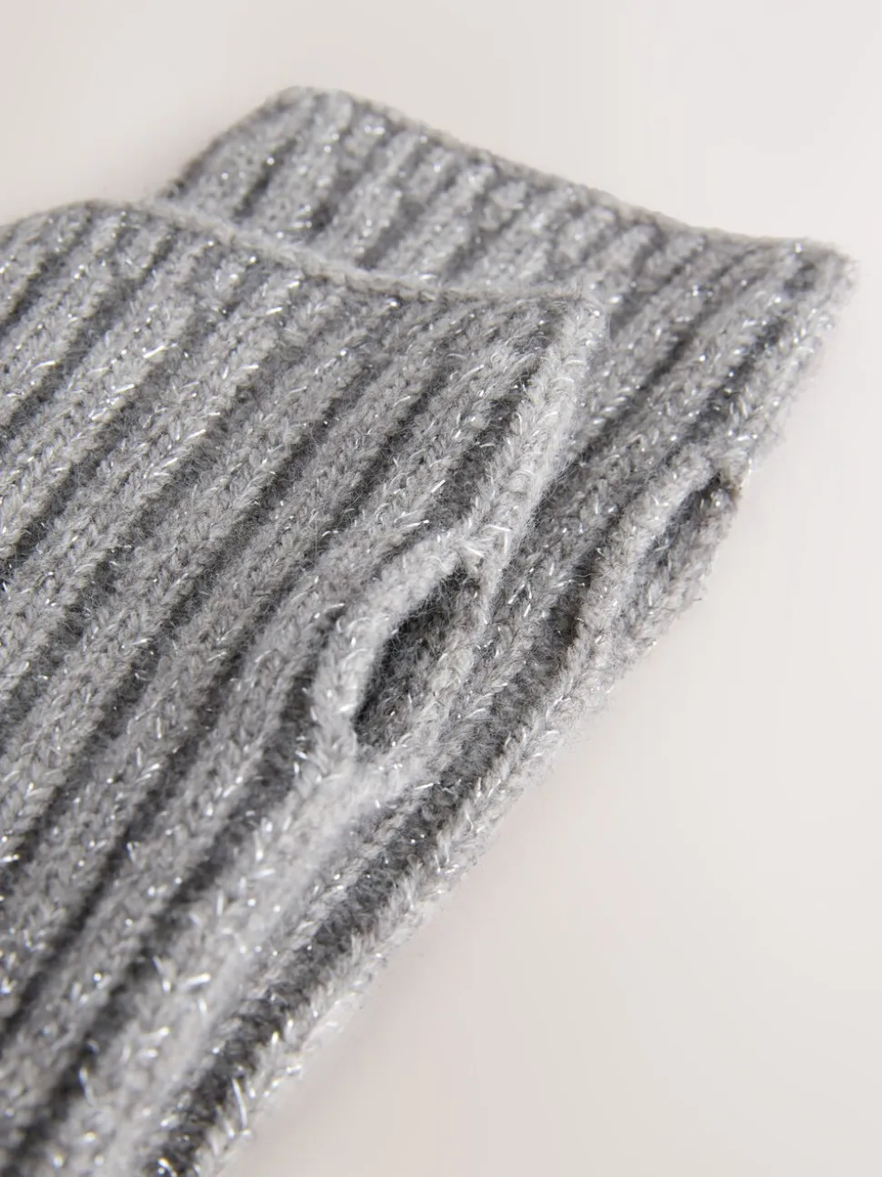Grijs - Ribbed Handwarmer Gloves 1 Pack