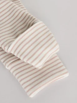 Grijs - Set 3 baby-pyjama's met zebraprint van 100% katoen (0-2jr)