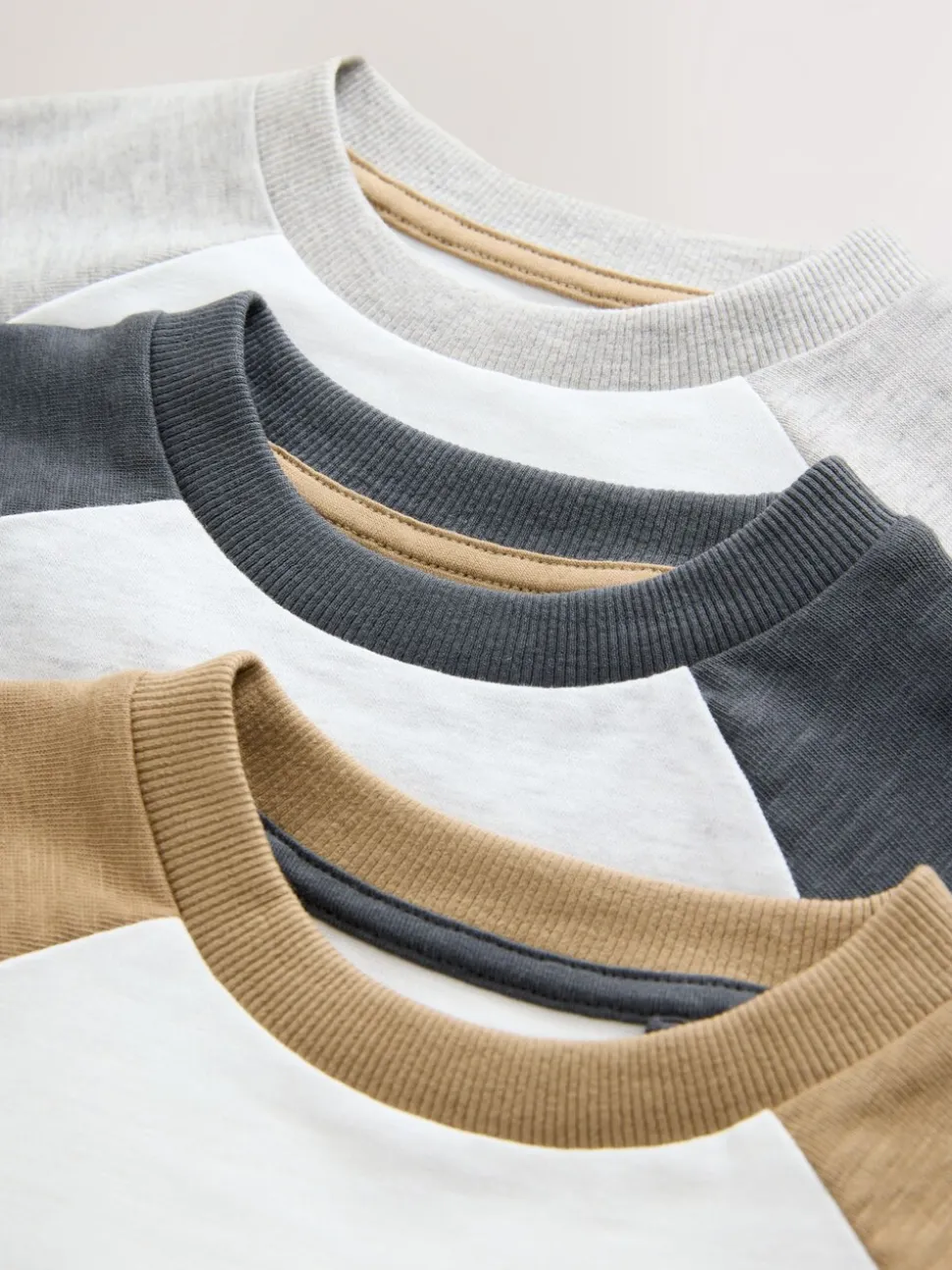 Grijs - Set van 3 T-shirts met lange mouwen (3mnd-7jr)