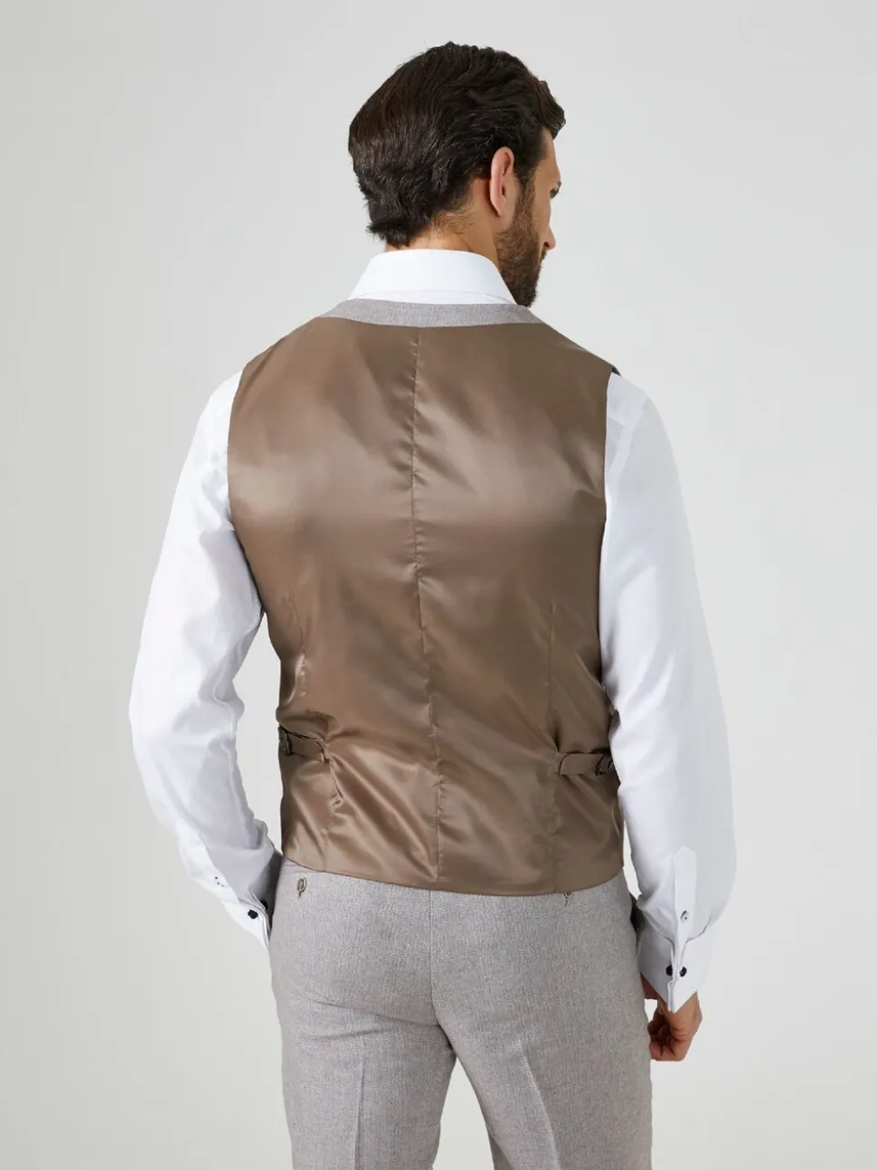 Grijs - Skopes Jude maatsnit getailleerd vest