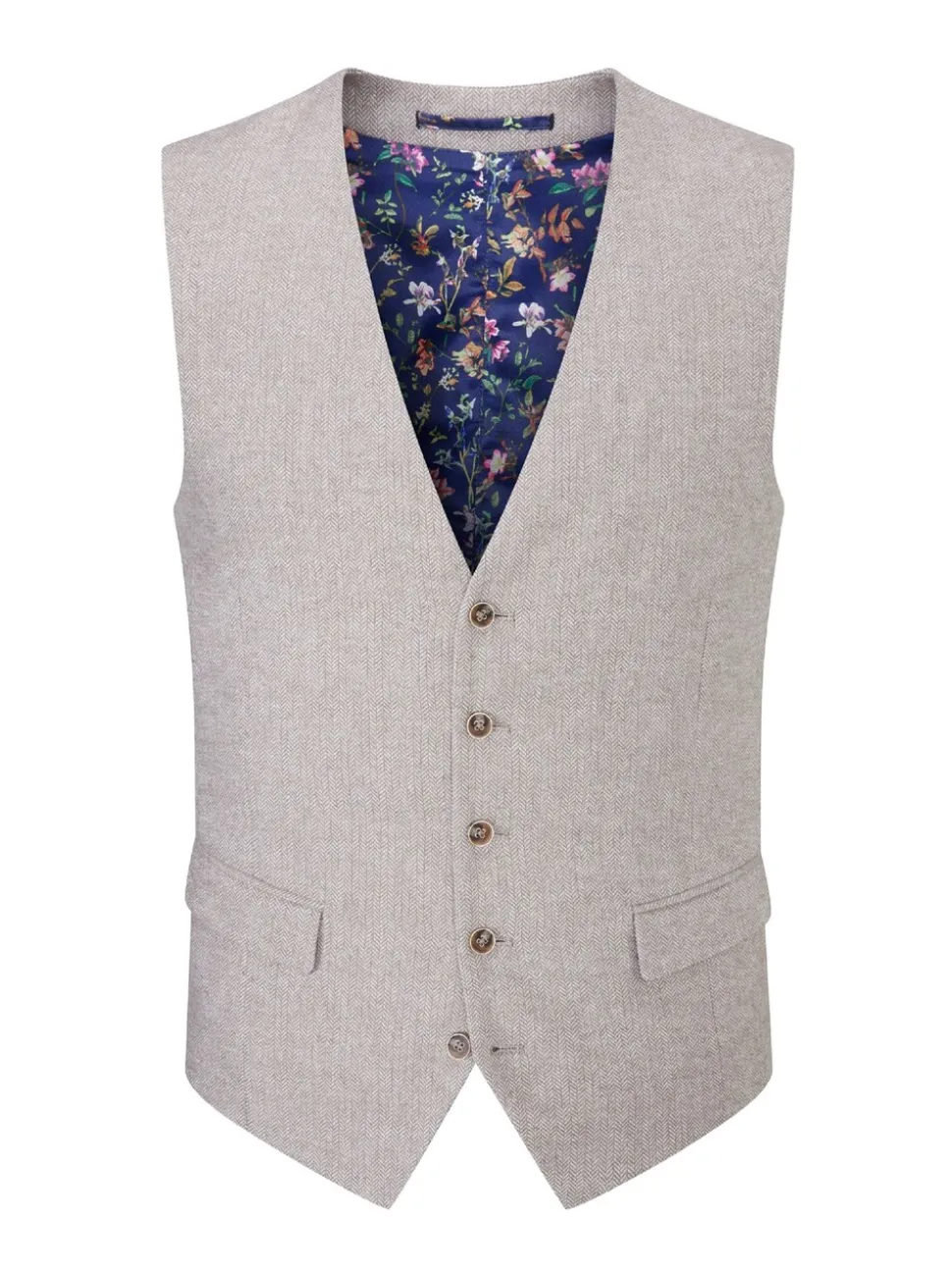 Grijs - Skopes Jude maatsnit getailleerd vest