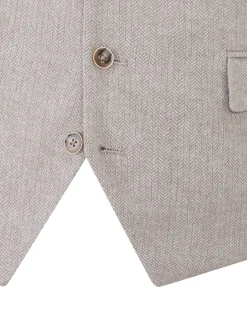 Grijs - Skopes Jude maatsnit getailleerd vest