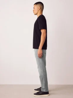 Grijs - Slim Fit - Comfortabele stretchjeans