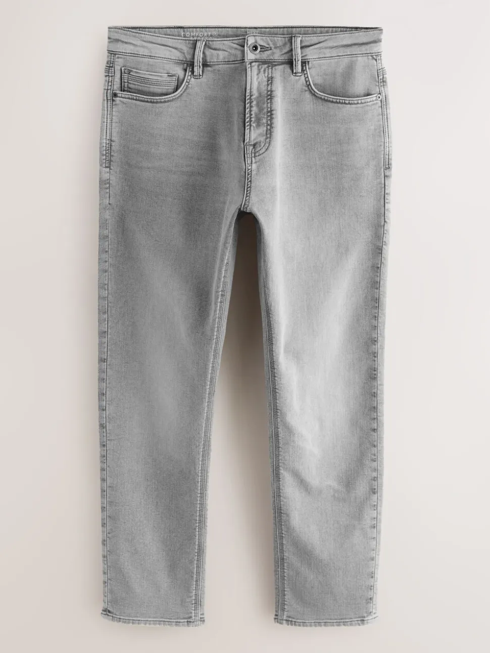 Grijs - Slim Fit - Comfortabele stretchjeans