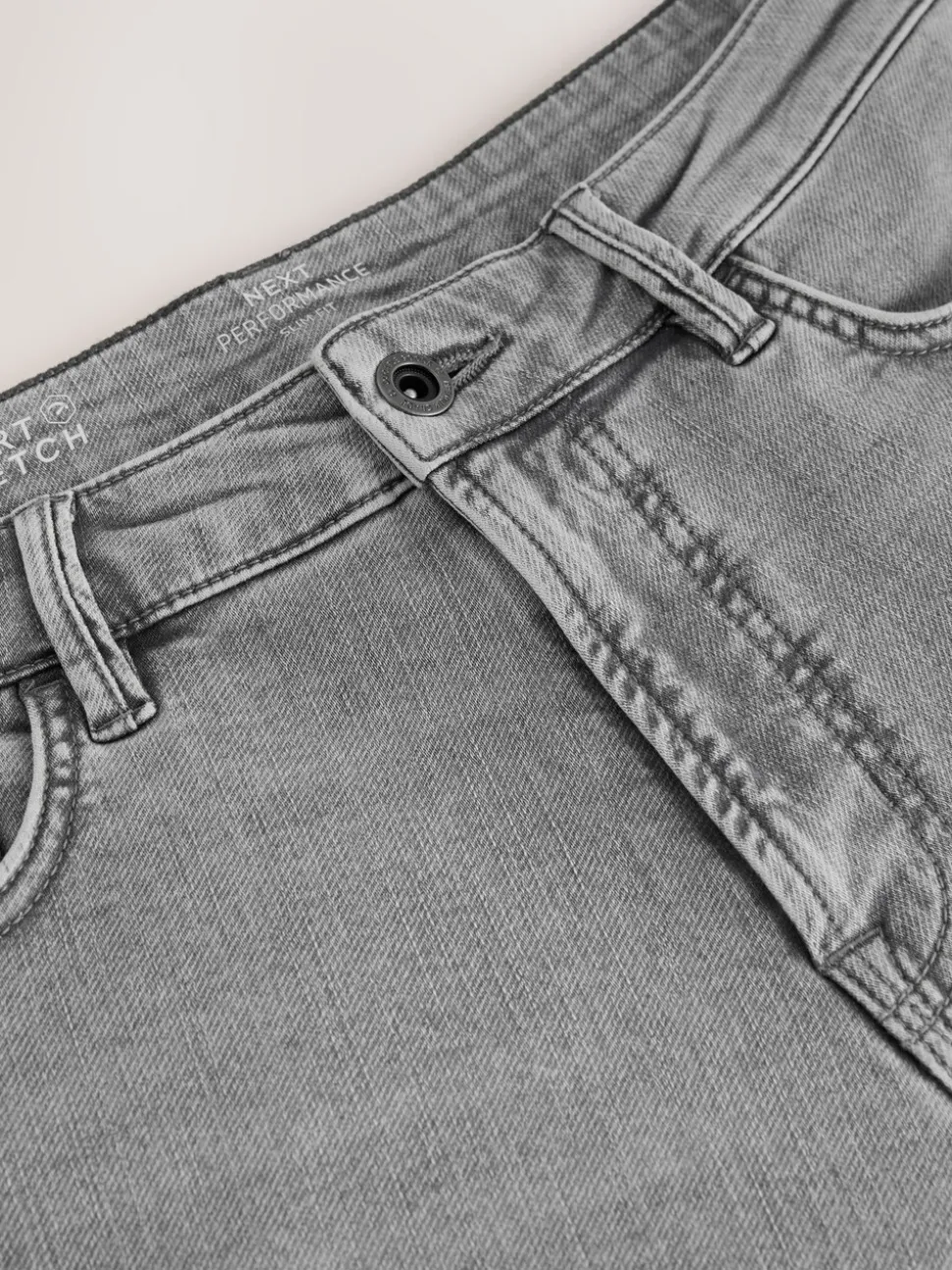 Grijs - Slim Fit - Comfortabele stretchjeans