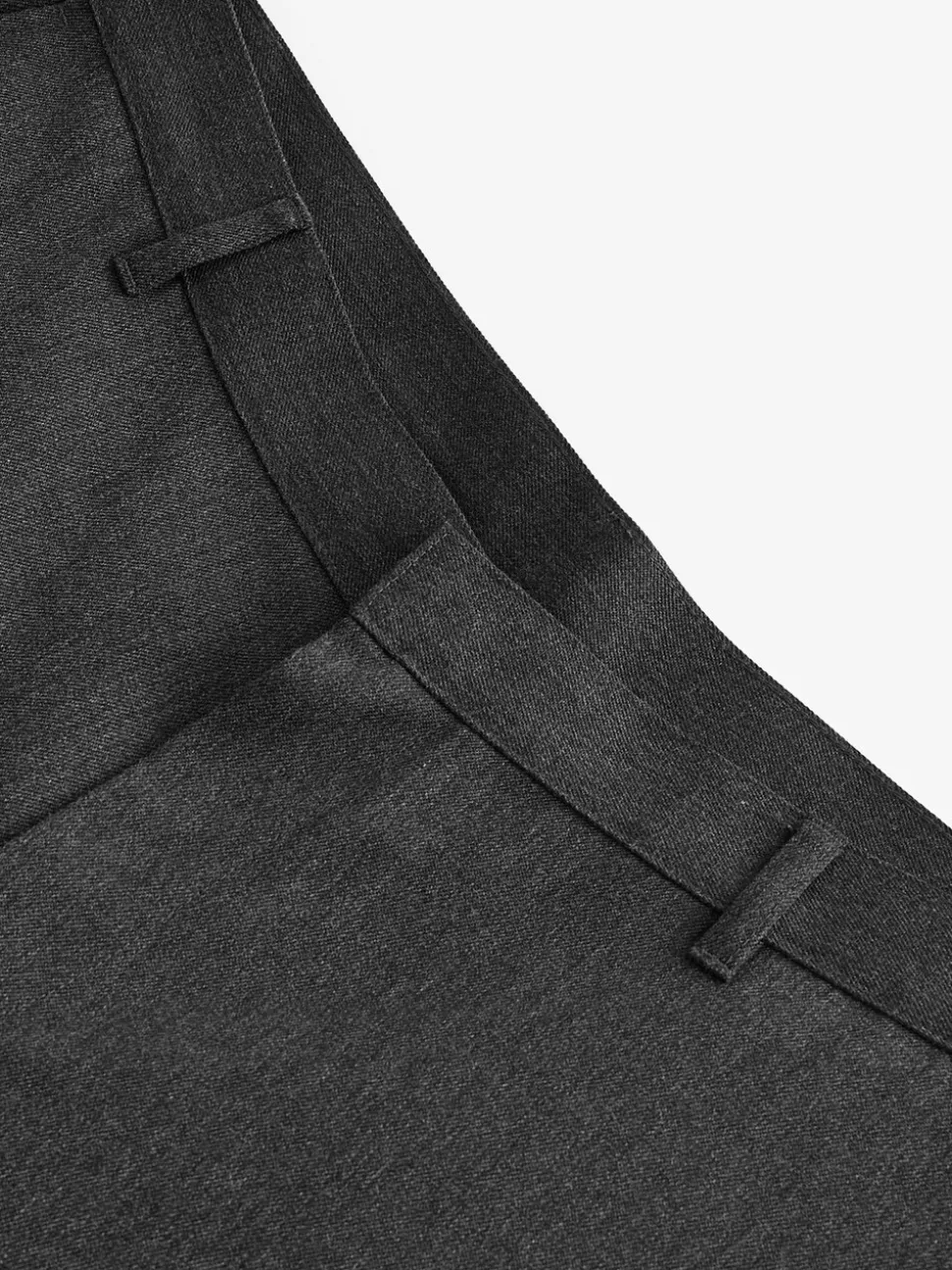 Grijs - Slim Fit - Modieuze broek zonder plooien