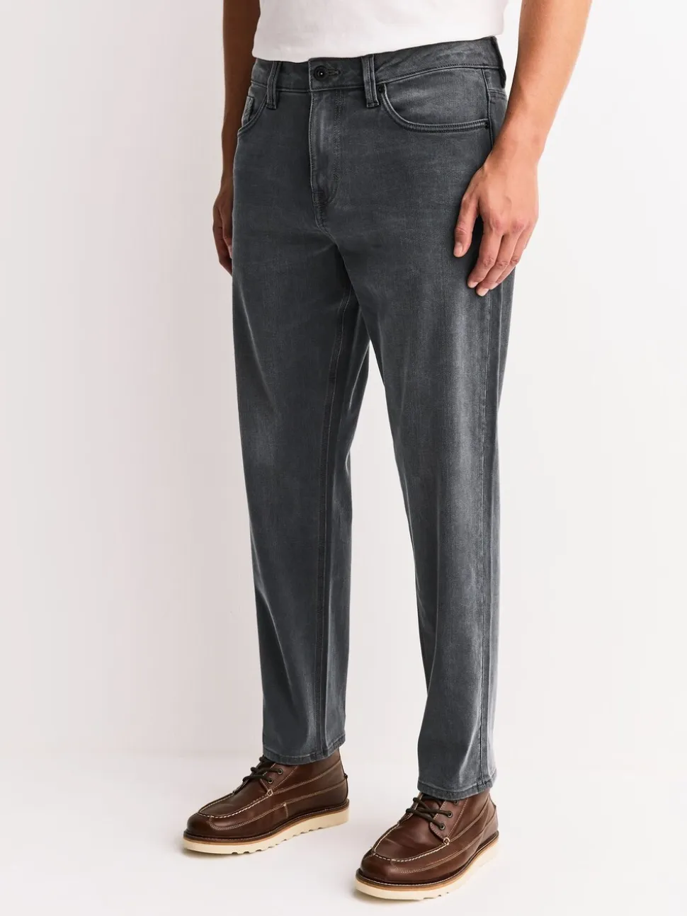 Grijs - Slim Fit - Motionflex jeans