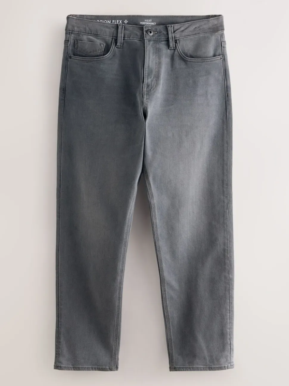 Grijs - Slim Fit - Motionflex jeans