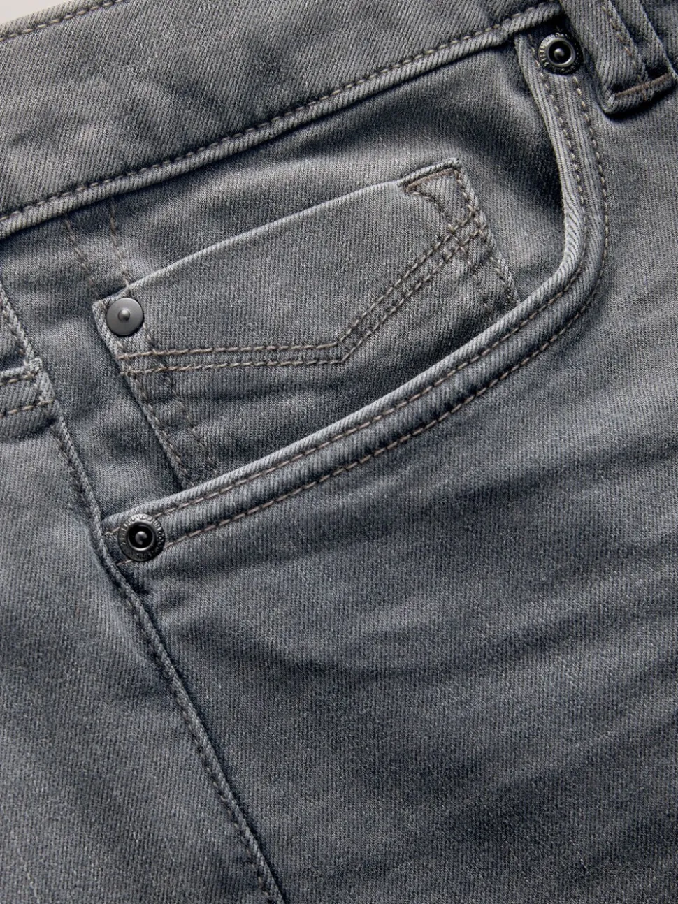 Grijs - Slim Fit - Motionflex jeans