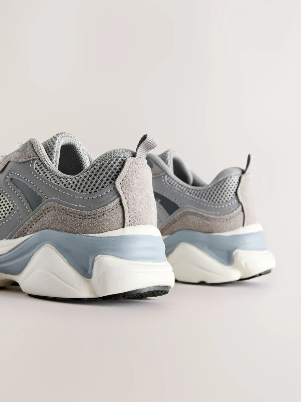 Grijs - Sneakers met veters
