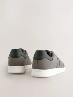 Grijs - Sneakers van imitatiesuède