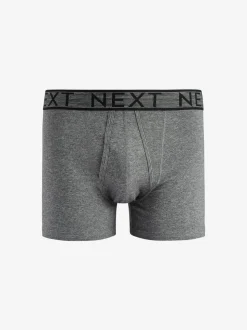 Grijs - Standaard - 10 Boxershorts zonder plooi