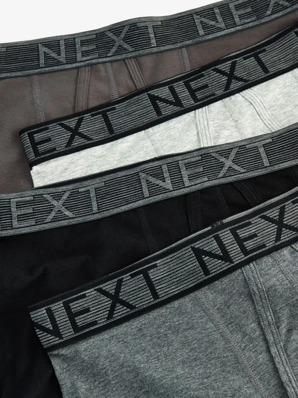 Grijs - Standaard - 10 Boxershorts zonder plooi
