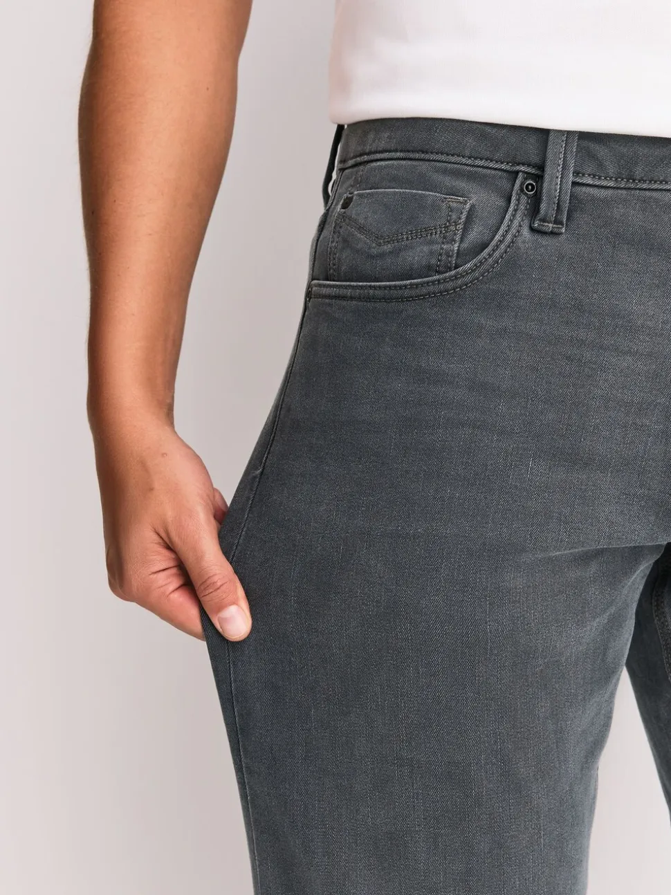 Grijs - Straight fit - Motionflex jeans