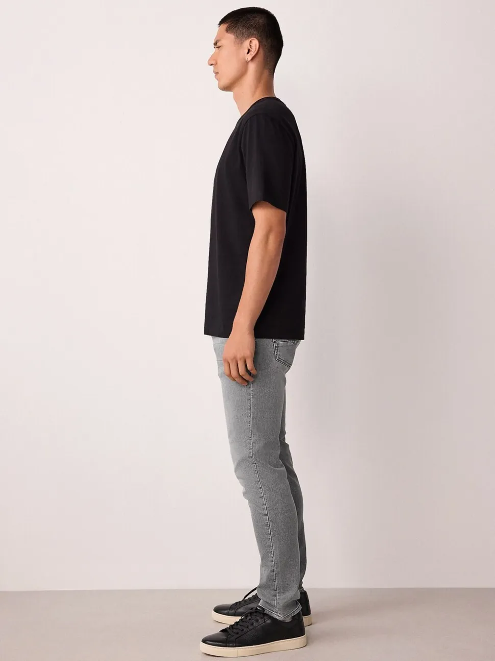 Grijs - Strakke Pasvorm - Comfortabele stretchjeans