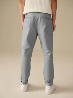 Grijs - Stretchy chino's (3-17jr)