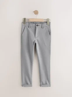 Grijs - Stretchy chino's (3-17jr)