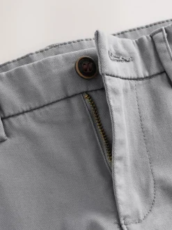 Grijs - Stretchy chino's (3-17jr)