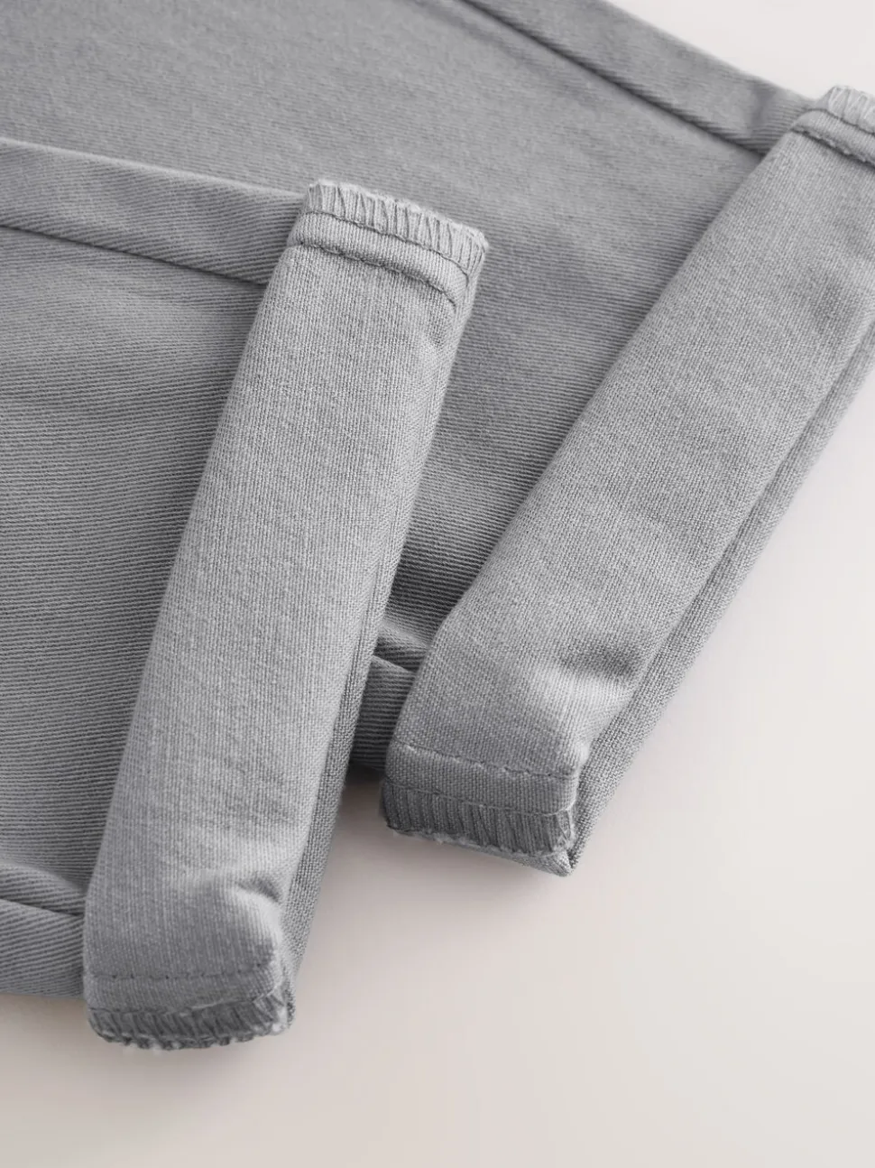 Grijs - Stretchy chino's (3-17jr)