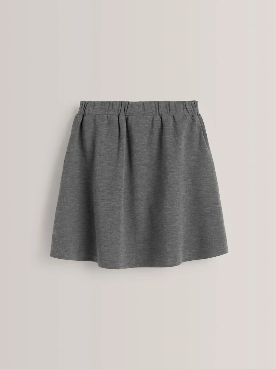 Grijs - Stretchy schoolrok met elastische tailleband (3 - 16 jr)