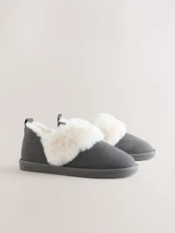 Grijs - Suède Shoot pantoffels
