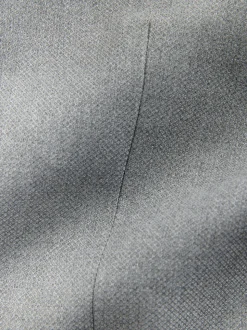 Grijs - Tailored fit - Kostuum met textuur: colbert