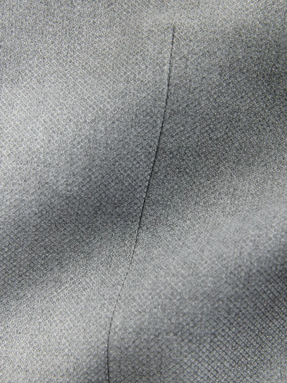 Grijs - Tailored fit - Kostuum met textuur: colbert