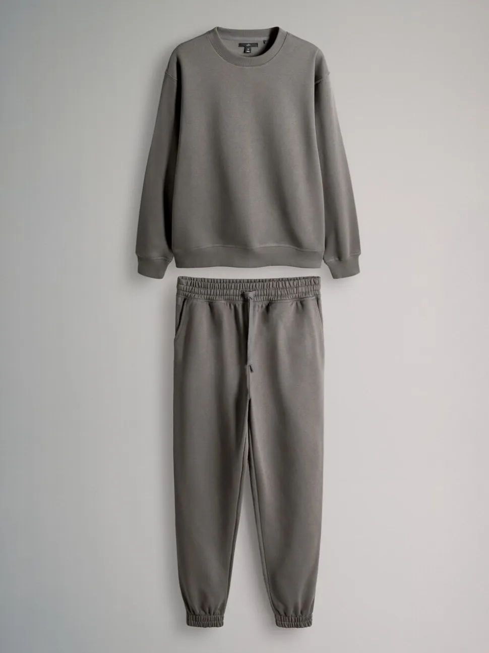 Grijs - The Set Hooded Sweatshirt and Jogger Set